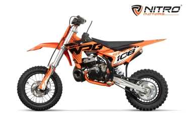 NITRO MOTORS 50cc Mini Kinder Dirtbike NRG50 12/10